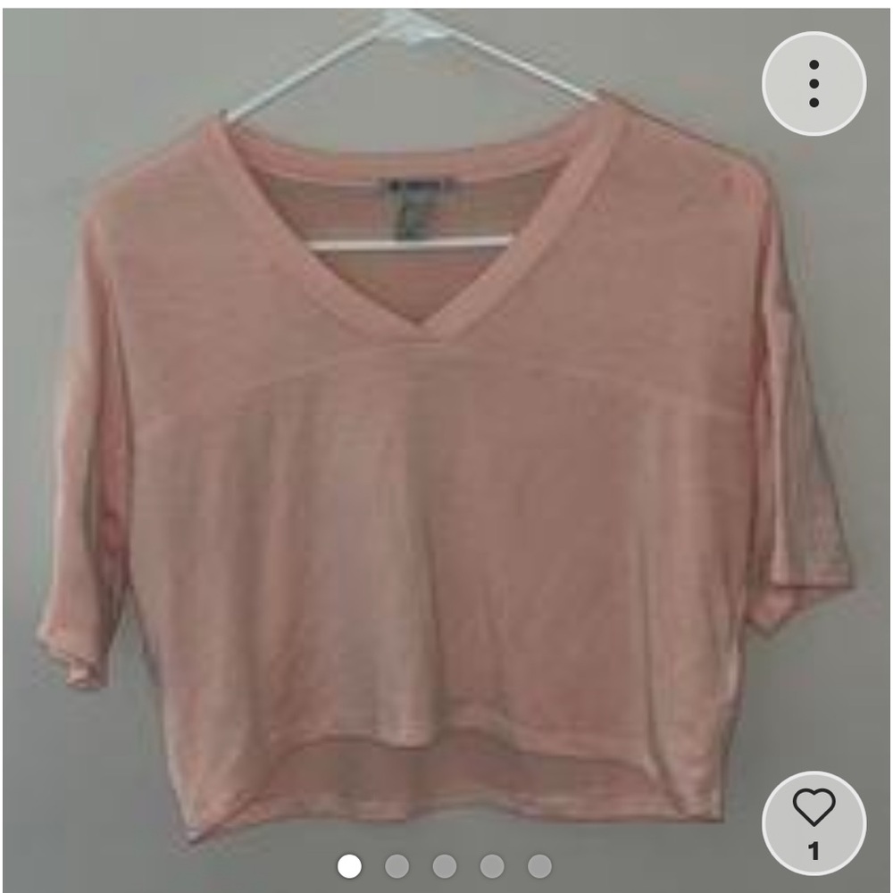 Pink crop top